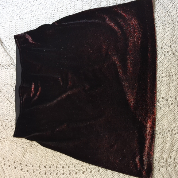 Glittering velet skirt xmas - Picture 1 of 4